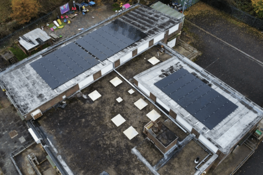 solar system installed